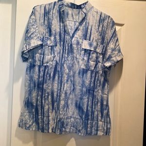 Women’s V-neck light blouse